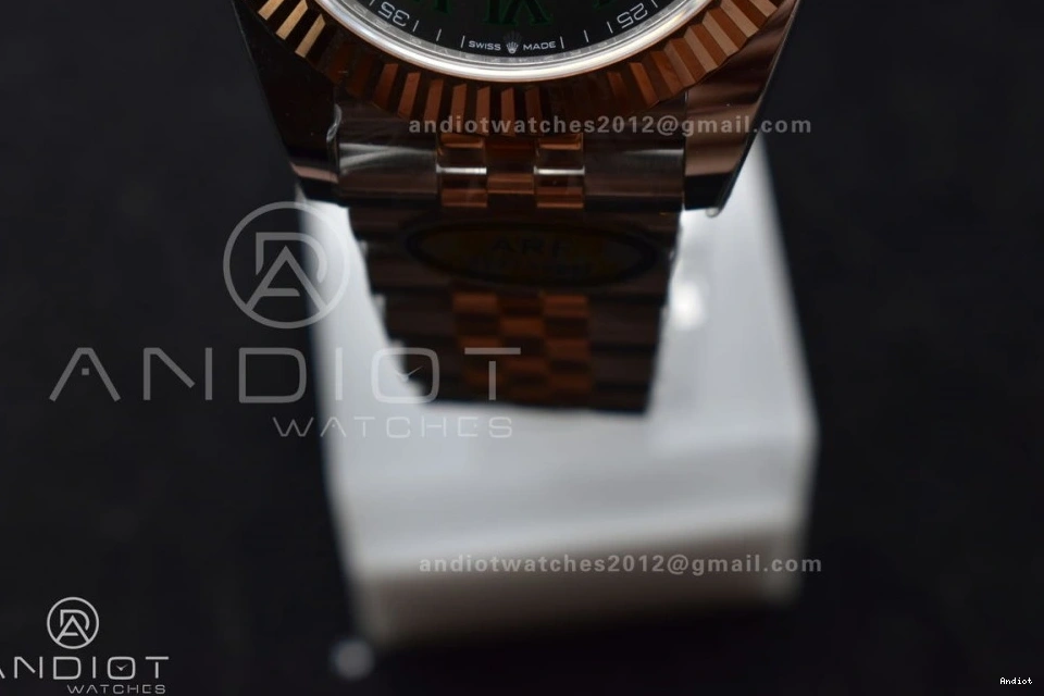 RG 41 Dial Bracelet 126333 Steel Gray SS Roman RG 1:1 Edition 904L SH3235 (Gain Weight) Green DateJust Jubilee SS Best on ARF 0414